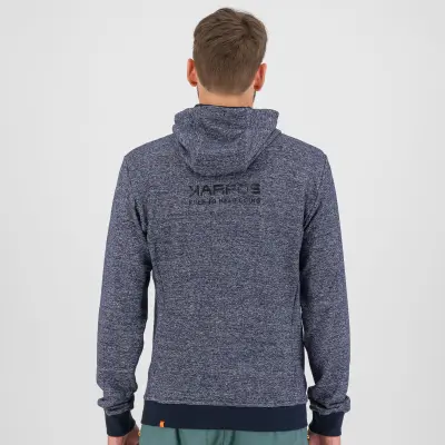Karpos TOTOGA HEMP mikina so zipsom Sky Captain Melange