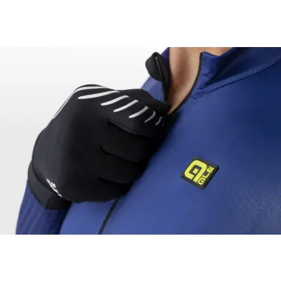 Zateplený cyklistický dres pánsky ALÉ R-EV1 CLIMA PROTECTION 2.0 WARM RACE JACKET modrý