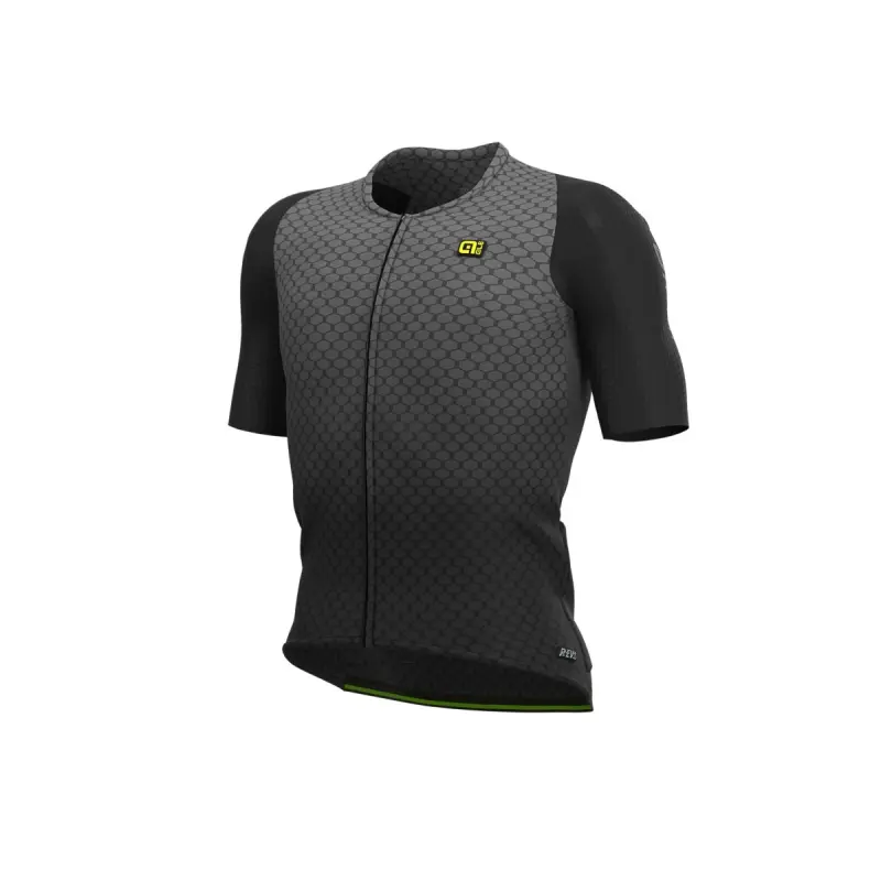 Letný cyklistický dres pánsky ALÉ R–EV1 VELOCITY G+ čierny