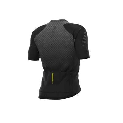 Letný cyklodres pánsky ALÉ R-EV1 VELOCITY G+ čierny