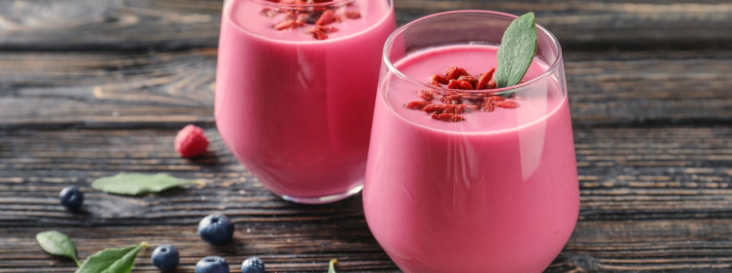 Recepty na zdravé smoothies s goji bobuľami