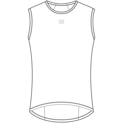 Sportful ThermoDynamic Lite Tričko bez rukávov biele