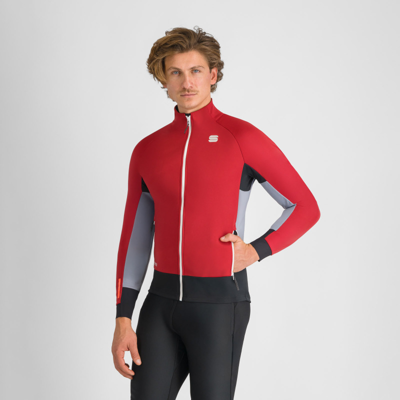 Sportful Apex bunda red rumba/cement/black