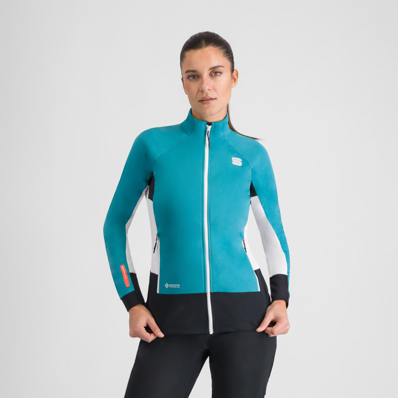 Sportful Apex dámska bunda green bay/white/black