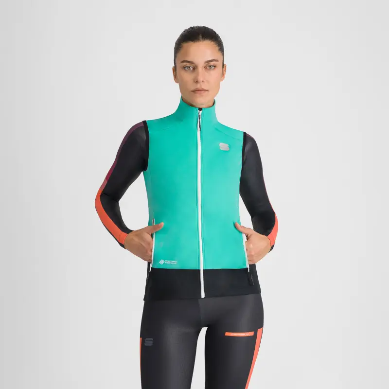Sportful Apex dámska vesta  blue waterfall/black