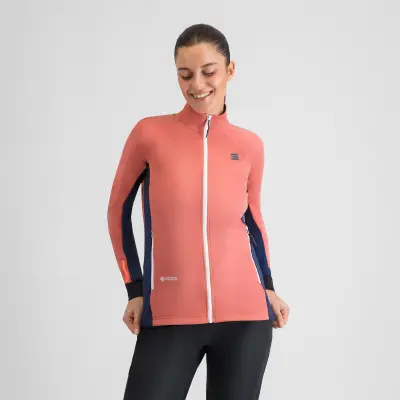 Sportful Apex Light dámska bunda dusty red/blue
