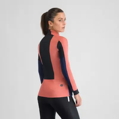 Sportful Apex Light dámska bunda dusty red/blue