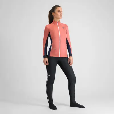 Sportful Apex Light dámska bunda dusty red/blue