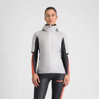 Sportful Puffy dámska bunda stone gray/black