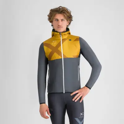 Sportful RYTHMO bunda black oyster/wood yellow