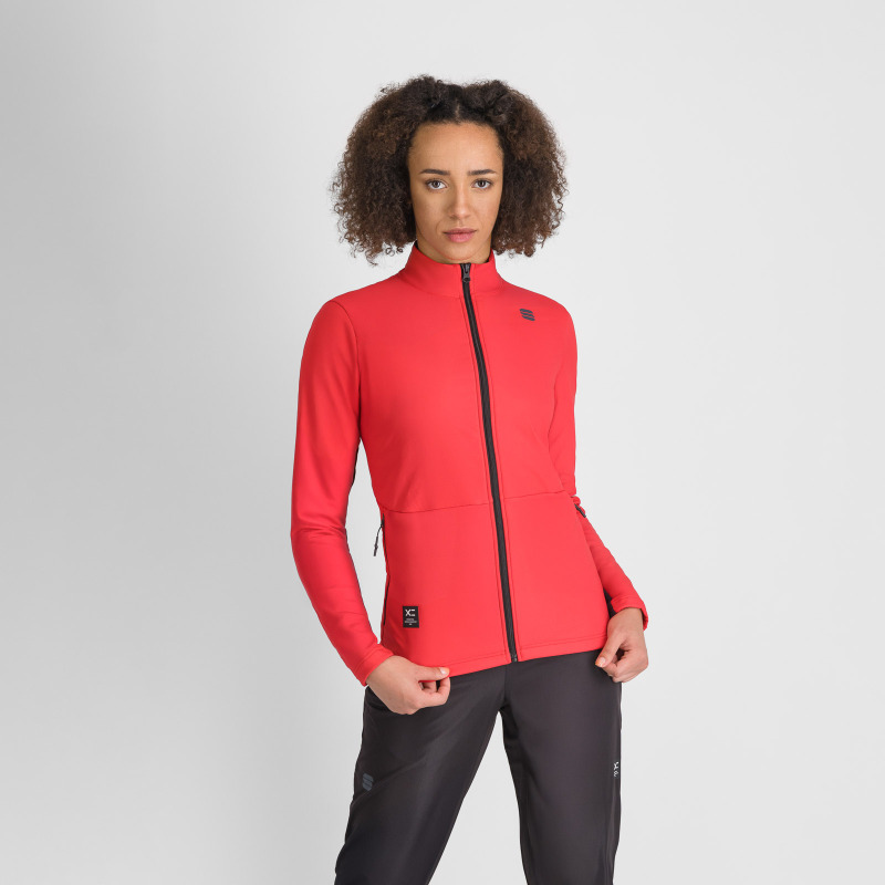 Sportful Offset dámska bunda hibiscus/black