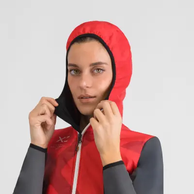 Sportful Rythmo dámska bunda black oyster/hibiscus