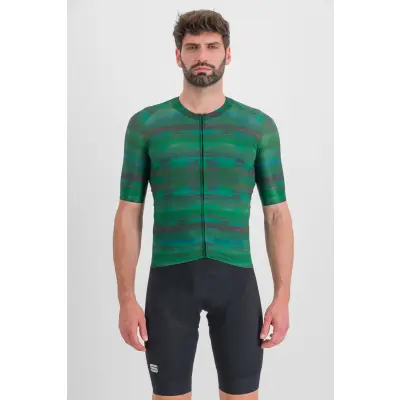 Sportful GLITCH BOMBER dres multicolor green