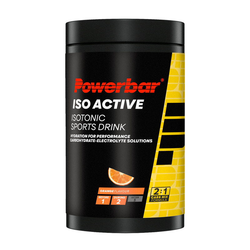 Izotonický sportovní nápoj IsoActive PowerBar 600 g pomeranč