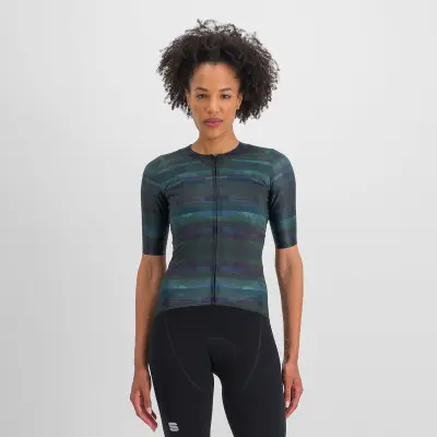 Sportful GLITCH BOMBER dámsky dres multicolor black