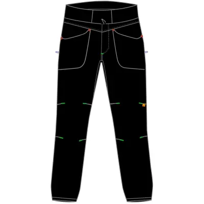 Karpos Castegner Light Jeans Nohavice čierne