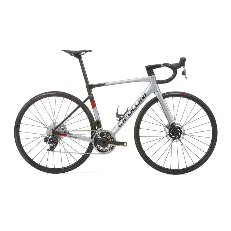 Cestný karbónový bicykel Cipollini Dolomia SRAM Red Etap ATX strieborný