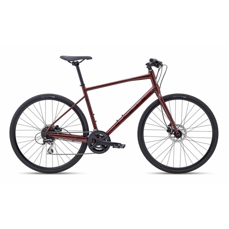 Mestský bicykel MARIN Fairfax 2, červená/čierna