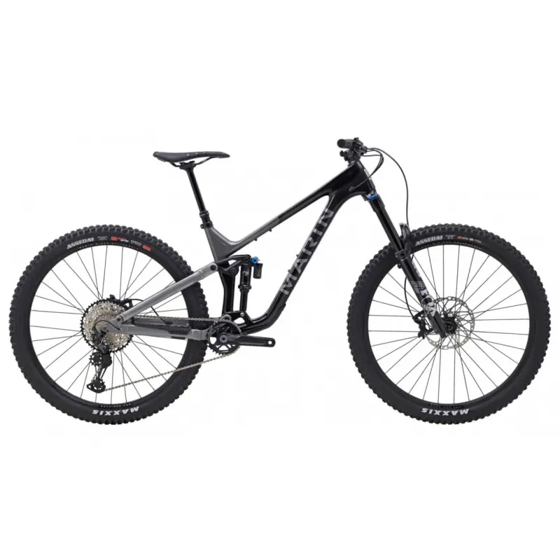 Celoodpružený horský bicykel MARIN Alpine Trail Carbon 2, čierna/strieborná