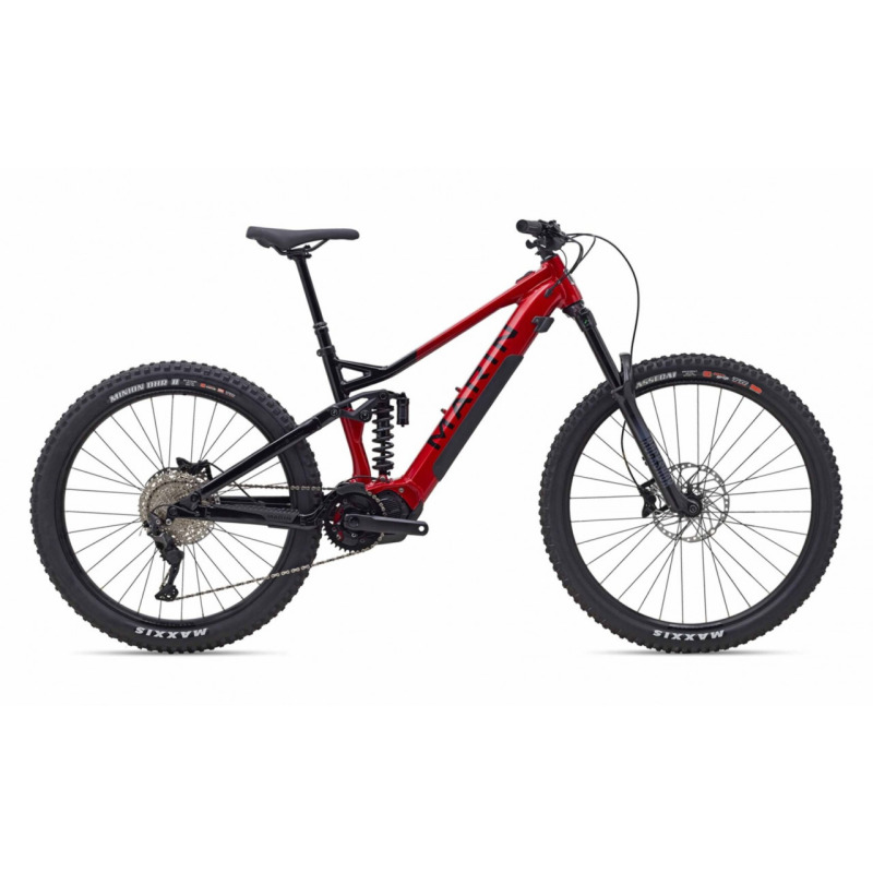 Elektrický horský bicykel MARIN Alpine Trail E1 červená/čierna/šedá