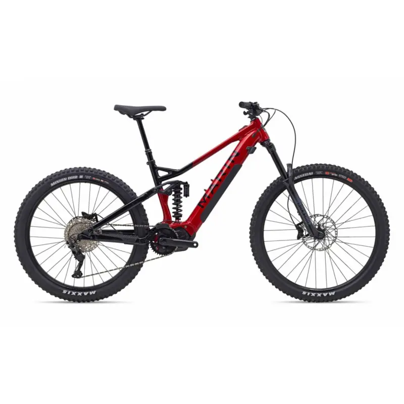 Elektrický horský bicykel MARIN Alpine Trail E1 červená/čierna/šedá