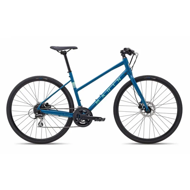 Mestský bicykel MARIN Fairfax 2 ST, zelená/modrá