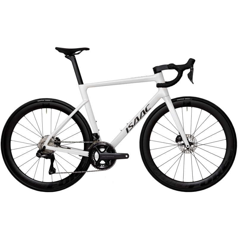 Cestný bicykel Isaac Boson Disc Mineral White 2024 Shimano Ultegra Di2 R8150 karbónový biely