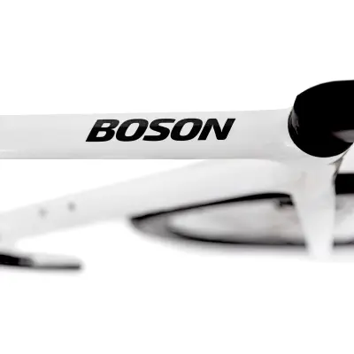 Cestný bicykel Isaac Boson Disc Mineral White 2024 Shimano 105 Di2 karbónový biely