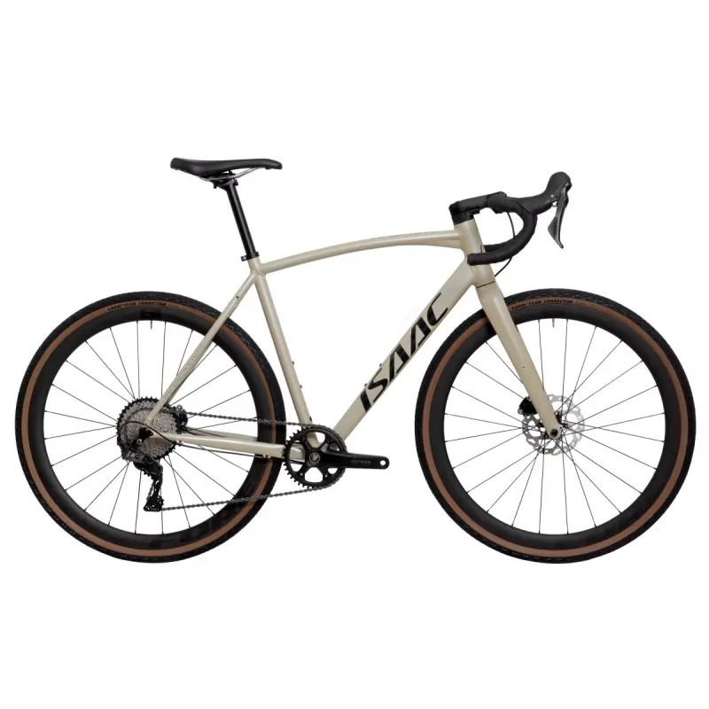 Gravel bike Isaac Hadron Xplore Mojave Sand Shimano GRX610 2x12