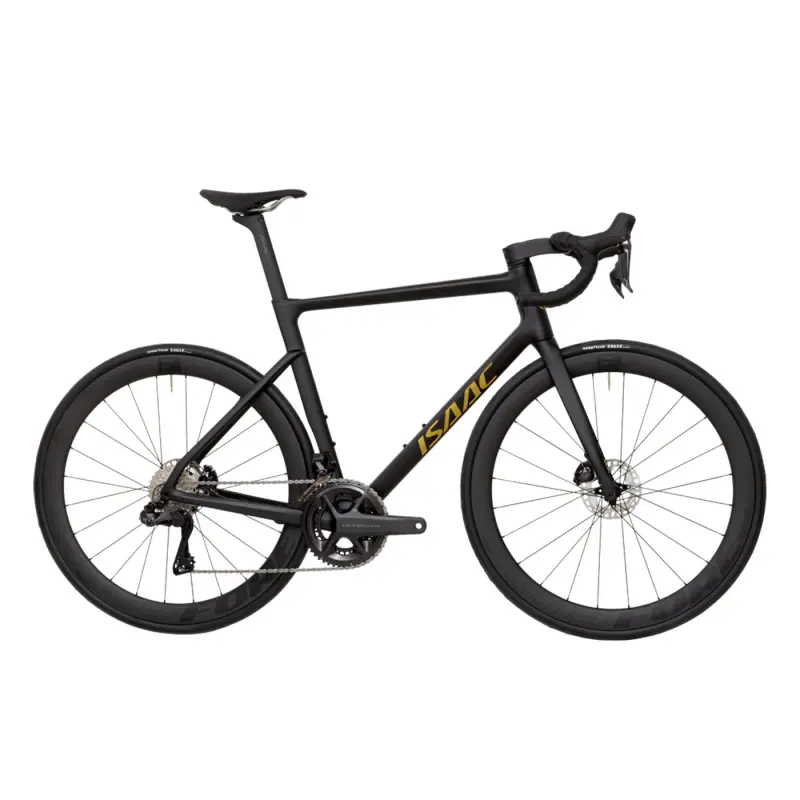 Cestný bicykel Isaac Boson Disc Stone Black 2024 Shimano 105 Di2 R7150 karbónový čierny