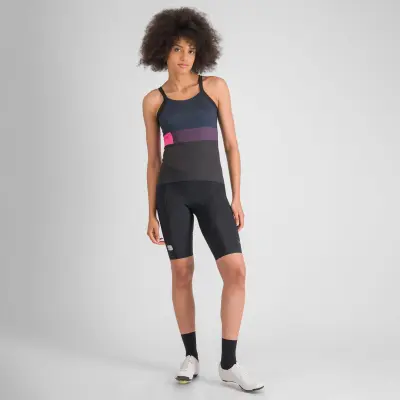 Sportful SNAP dámske tielko black galaxy blue