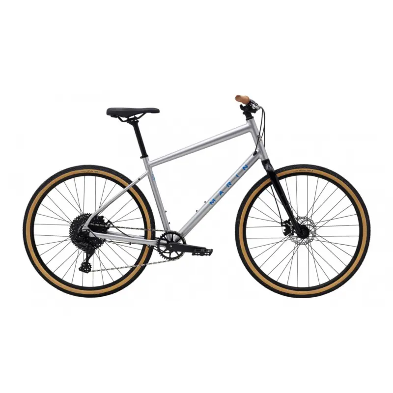 Mestský bicykel MARIN Kentfield 2, chrómová/modrá