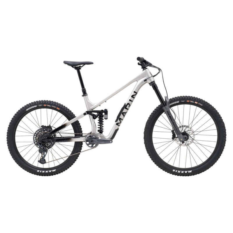 Celoodpružený horský bicykel MARIN Alpine Trail XR GX, strieborný/čierny
