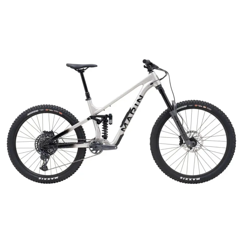 Celoodpružený horský bicykel MARIN Alpine Trail XR GX, strieborný/čierny