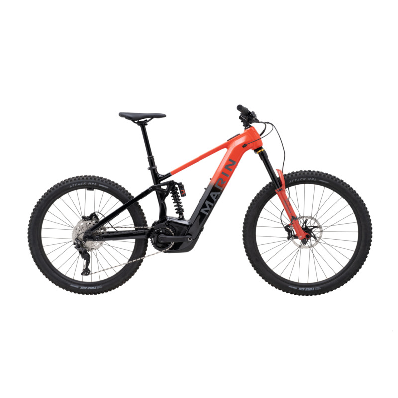 Elektrický horský bicykel MARIN Alpine Trail E1 BOSCH CX červená/čierna