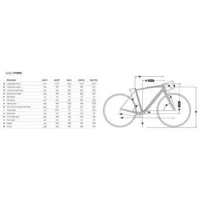 Silniční kolo Isaac Vitron Onyx Black 105 XXL_1