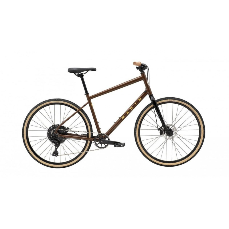 Mestský bicykel MARIN Kentfield 2, hnedý