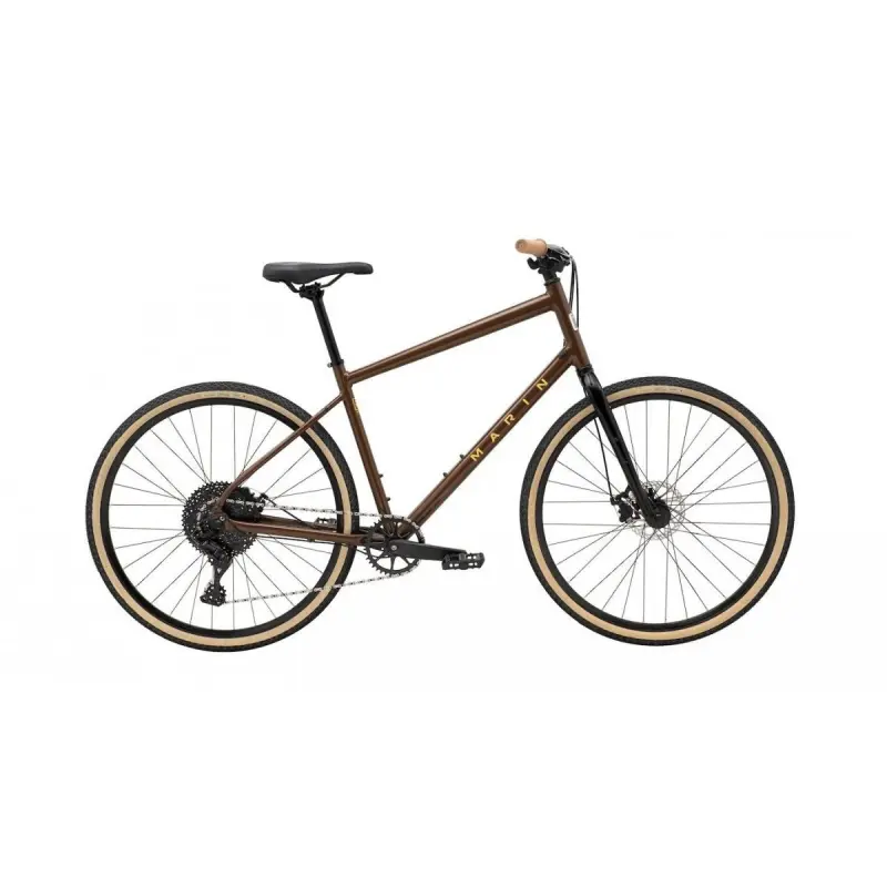 Mestský bicykel MARIN Kentfield 2, hnedý