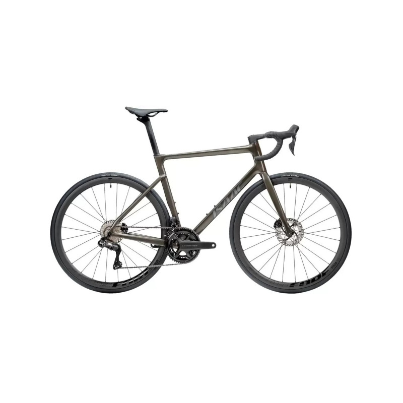 Cestný bicykel Isaac Boson Sonic Silver 105 Di2 karbónový šedo strieborný