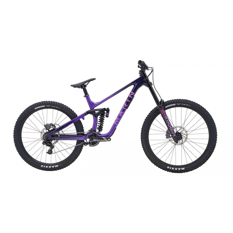 Celoodpružený horský bicykel MARIN Quake, fialová