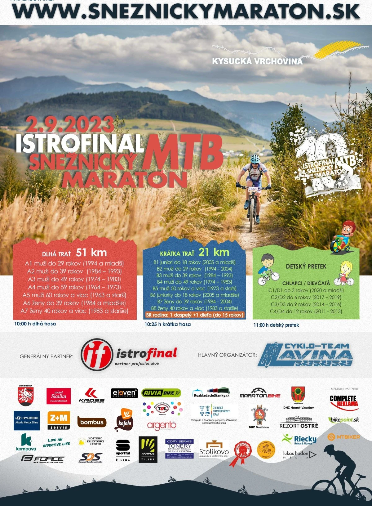 Istrofinal Snežnický MTB maratón 2023
