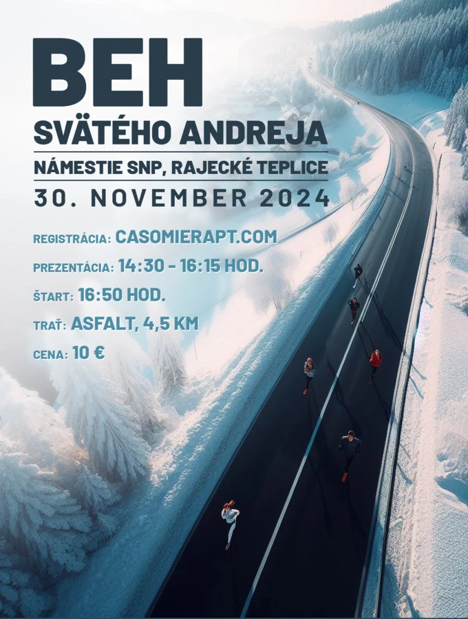 Beh svätého Andreja 2024 - Rajecké Teplice
