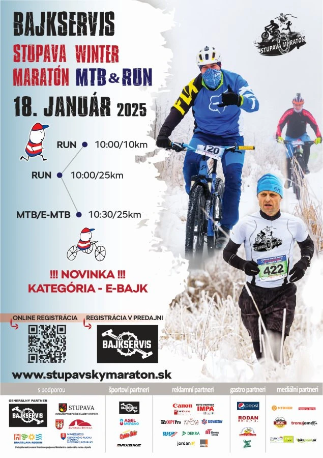 Stupava Winter Maratón MTB&RUN - MTB 25 km 2025
