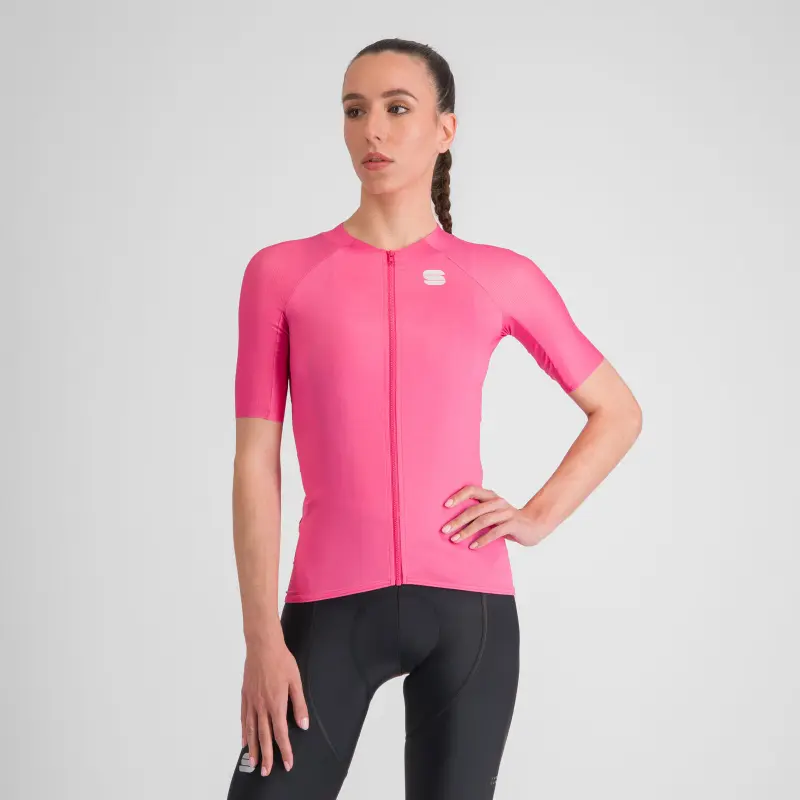 Letní cyklistický dres dámský Sportful Matchy růžový
