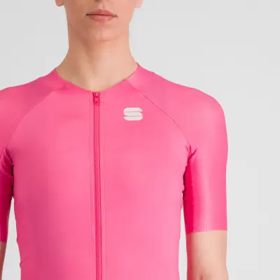 Sportful MATCHY dámsky dres s krátkym rukávom carmine rose