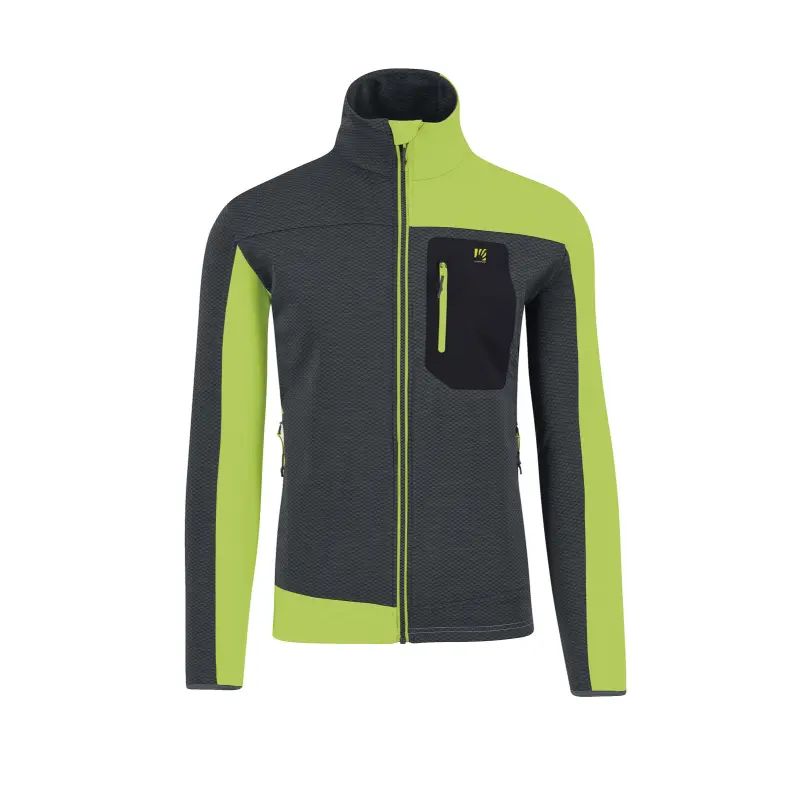 Karpos Cherz Flíska Woodl.Gray/Acid Lime