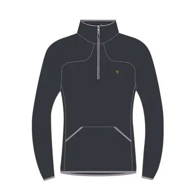Karpos Rocchetta Half Zip Dámska Flíska Woodl.Gray/Lavender