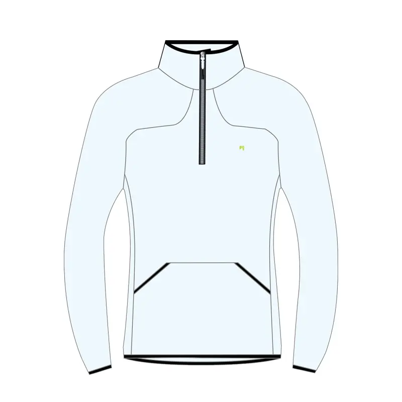 Karpos Rocchetta Half Zip Dámska Flíska Bright White
