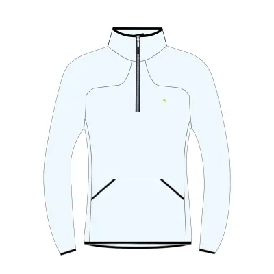 Karpos Rocchetta Half Zip Dámska Flíska Bright White