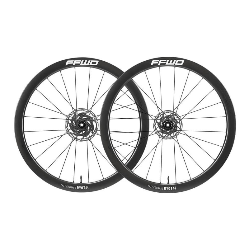 Karbónové kolesá RYOT44 V2 (44 mm), FFWD N/GAGE 2:1, plášť